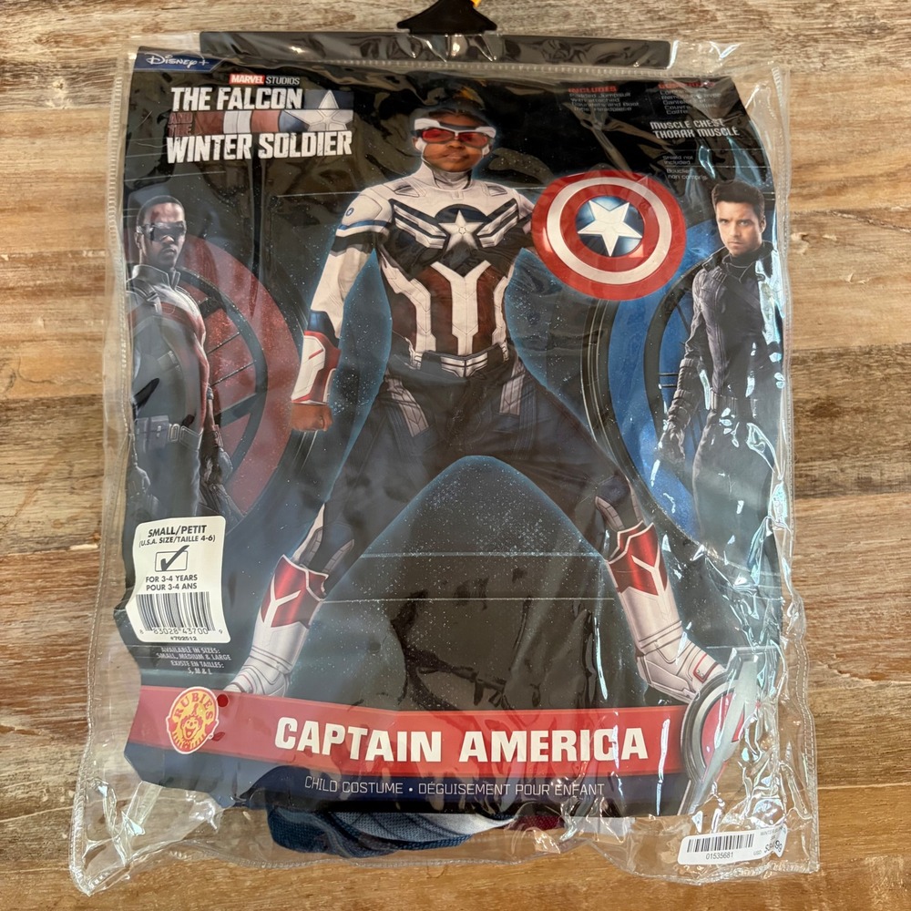 Rubies Marvel Captain America Falcon Winter Soldier Muscle Costume Child S 4-6